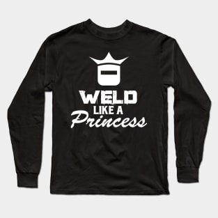 Weld like a Princess (light) Long Sleeve T-Shirt